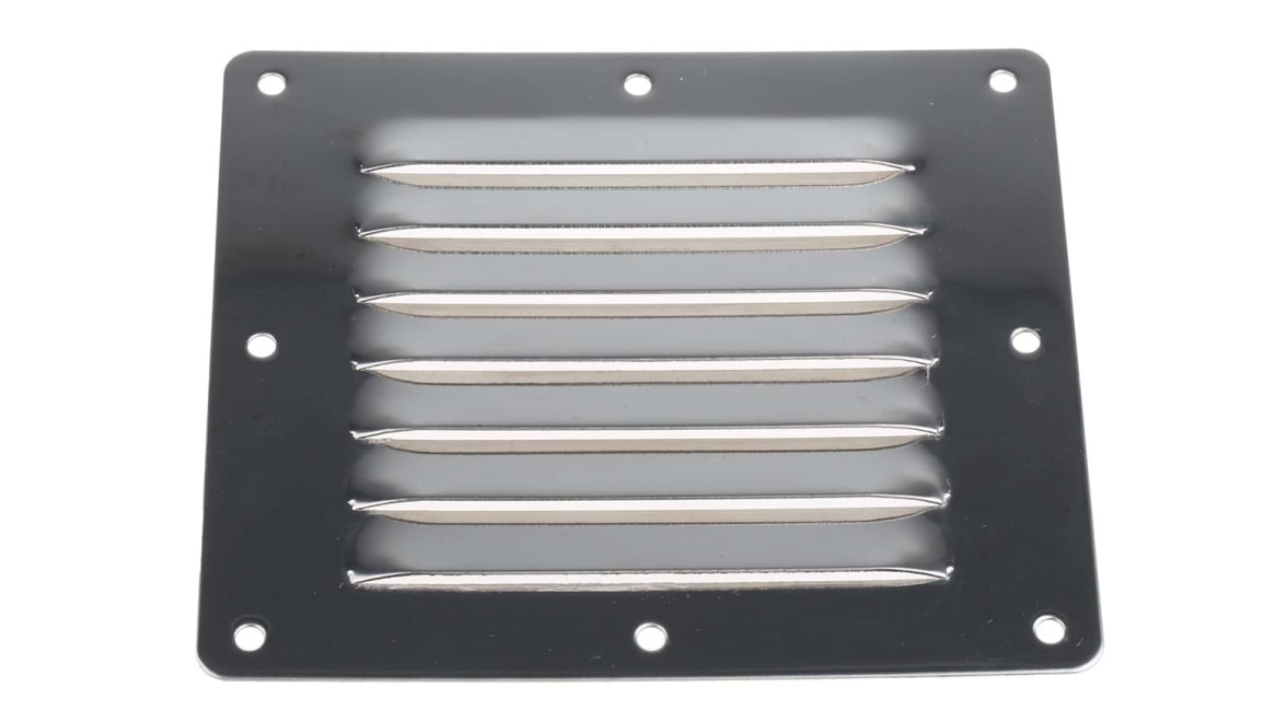 RS PRO Ventilation Grill Ventilation Grill for Use with Ventilation Fan