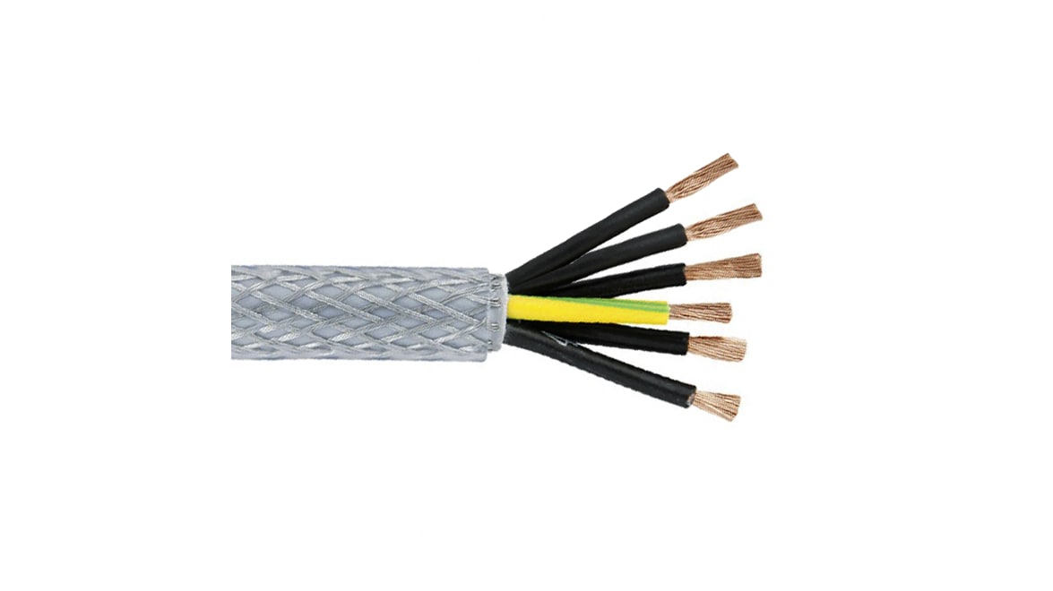 Cable de control apantallado RS PRO de 8 núcleos, 1 mm², Ø ext. 12.5mm, long. 50m, 300/500 V, A, funda de PVC | RS
