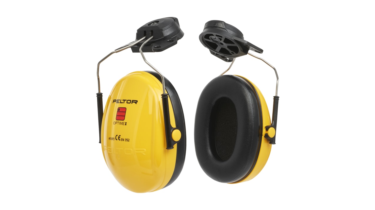 H510P3E-405-GU | Protector auditivo para casco 3M PELTOR serie Optime I,  atenuación SNR 26dB, color Amarillo | RS
