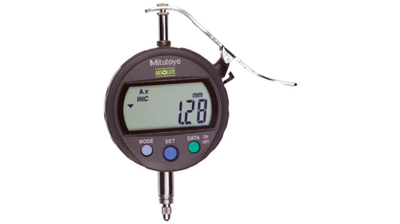 Mitutoyo 543 400bmetric Dial Indicator 0 12 Mm Measurement Range 0 01 Mm Resolution 0 02 Mm Accuracy Rs