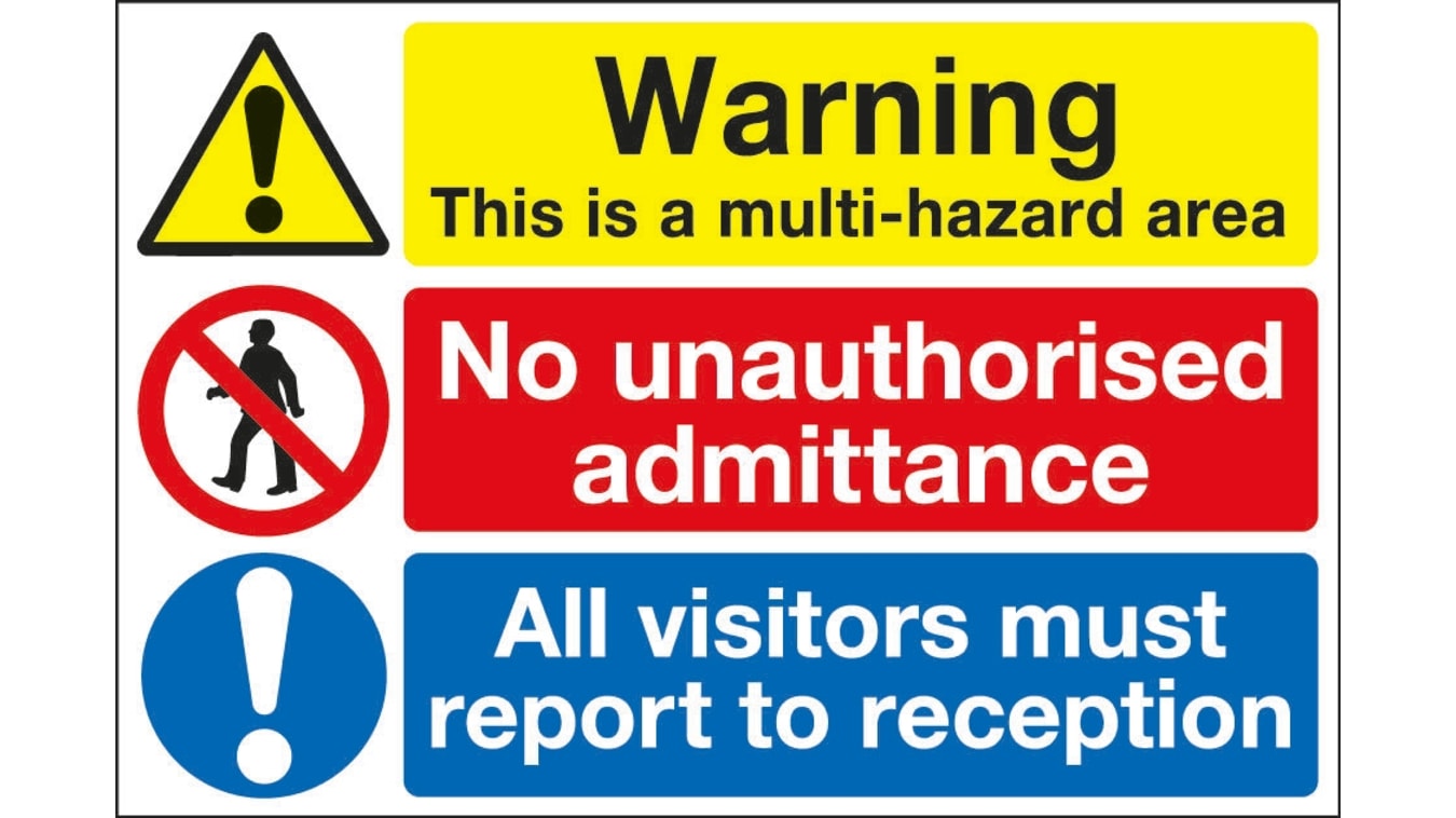 WM06A/R | Signs & Labels Black/Blue/Red/White/Yellow PVC ...