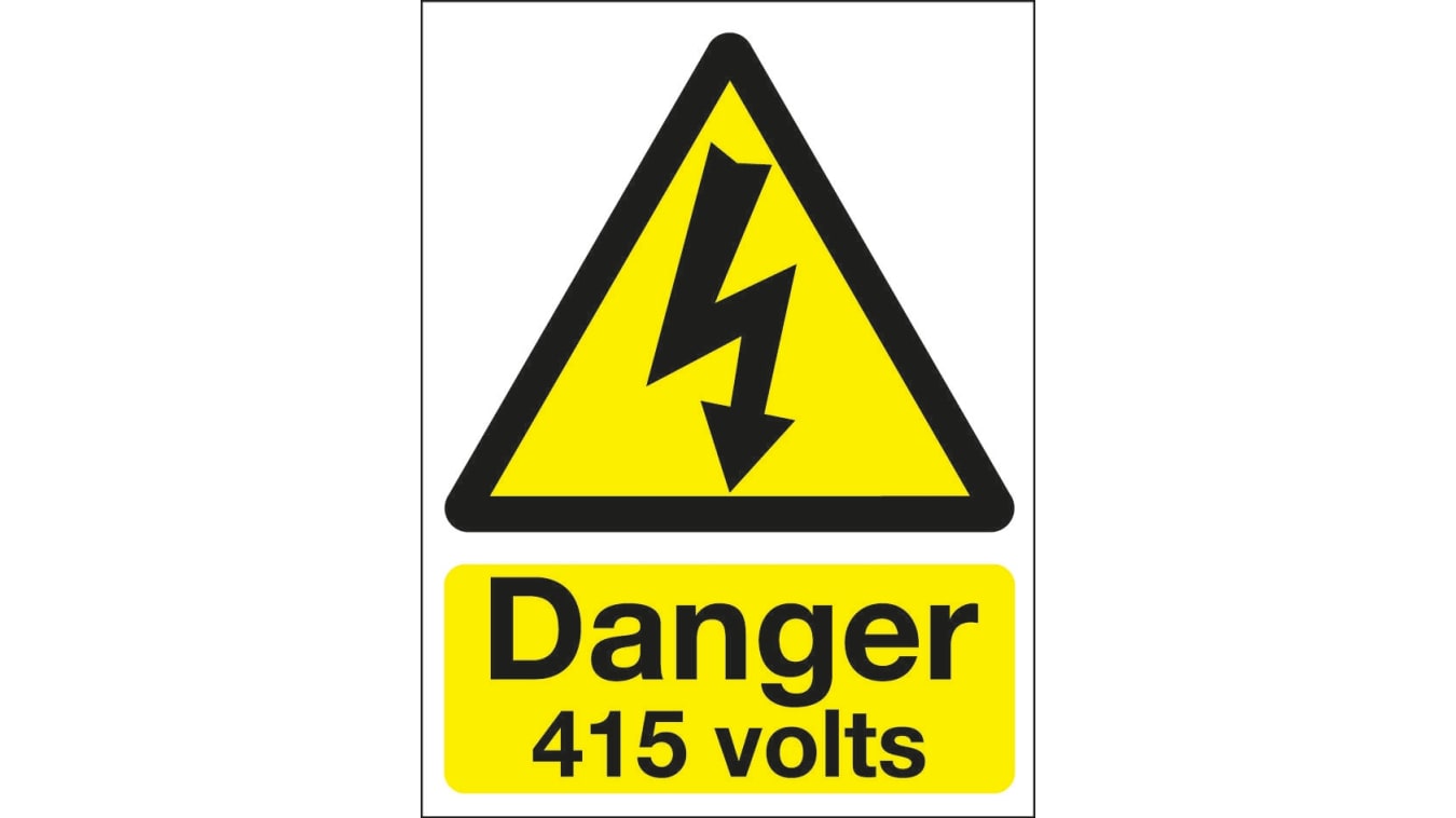 W45A/S | Signs & Labels Black/Yellow Vinyl Safety Labels ...