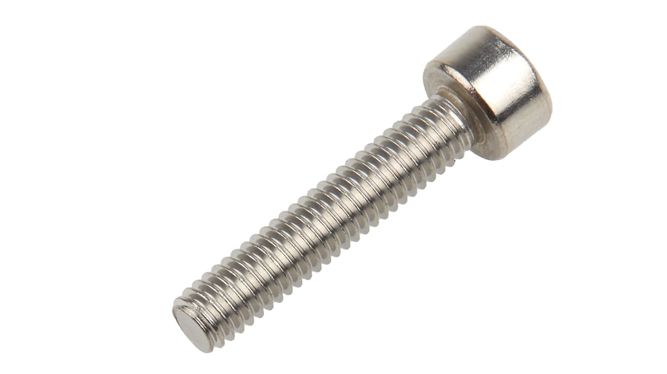 X 20 Hex Head Cap Screw Hex Bolts DIN933 (M4x20) Full Thread A2-70 Stainless  Steel (25 Pieces)