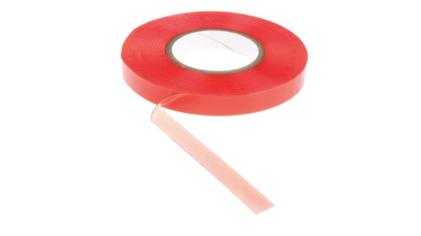 Hb397f 19 Hi Bond Hb397f Transparent Double Sided Polyester Tape 0 23mm Thick 15 6 N Cm Pet Backing 19mm X 50m Rs