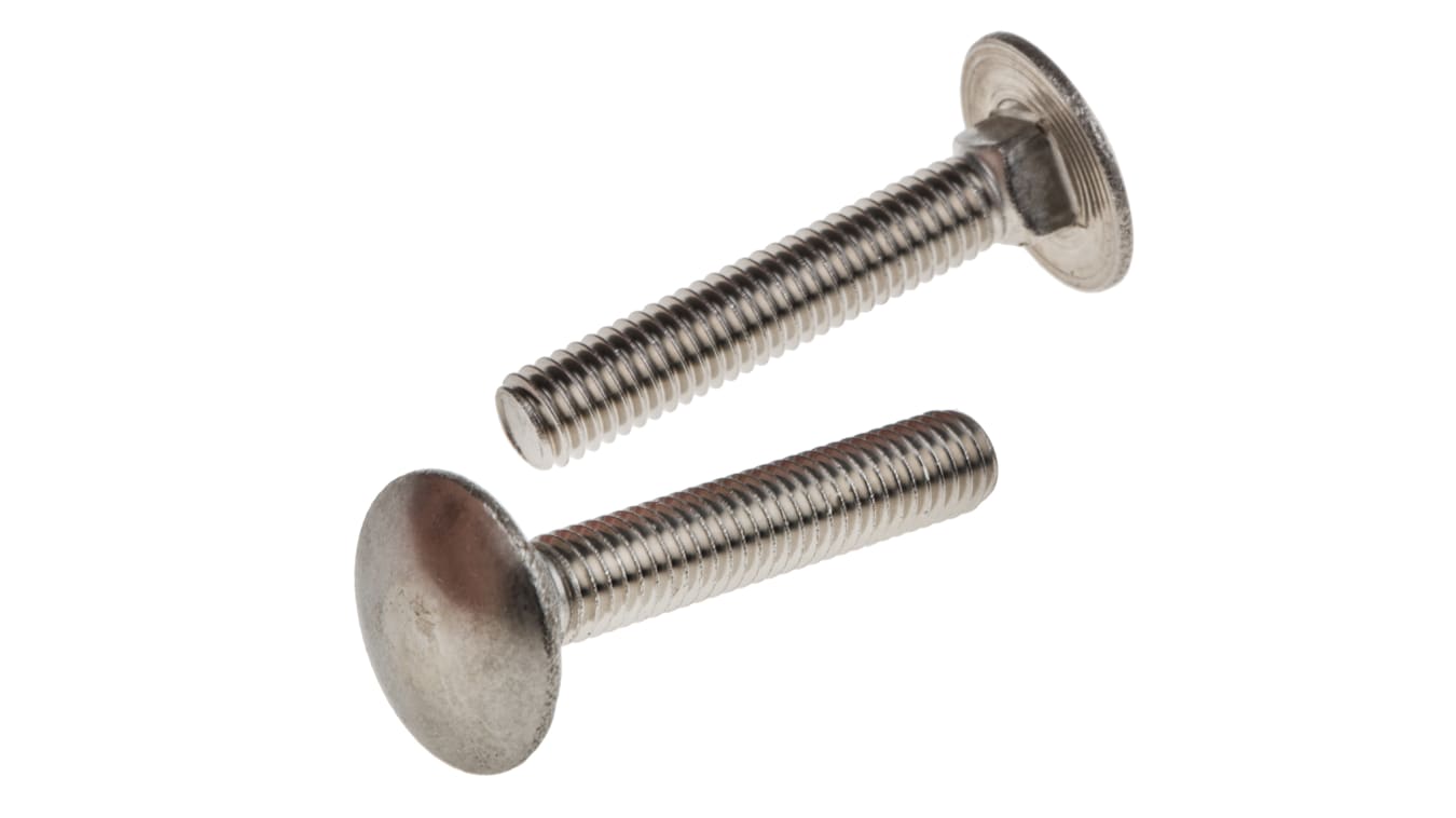 Винт мебельный с полукруглой головкой и квадратным подголовником ...