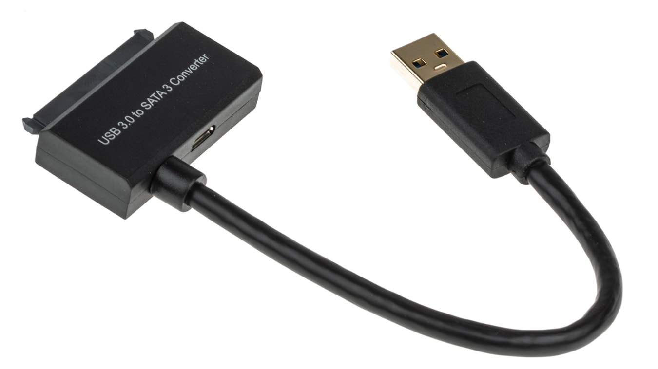 12.02.1043-10 | Cable USB 3.0 Roline, con A. USB A Macho, con B. SATA Macho, long. 150mm, color | RS