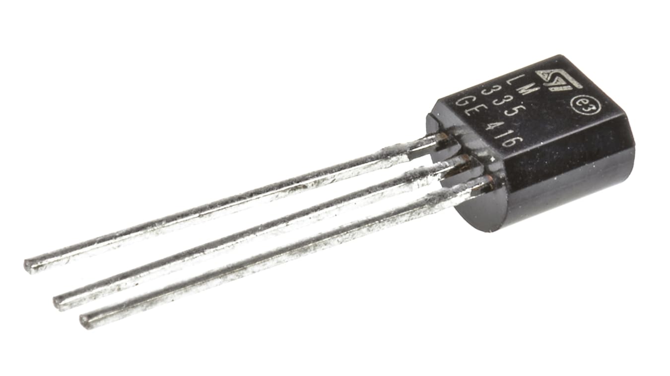 Sensor de LM335Z, encapsulado pines, interfaz Analógico |