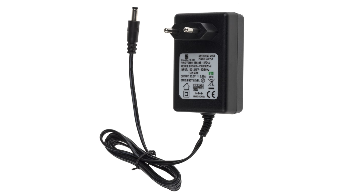 Adaptador de conector RS PRO 100 V ac, 110 V ac, 115 V ac, V ac, 127 V ac, 220 V ac, 230 V ac, 240 V ac, 15V | RS