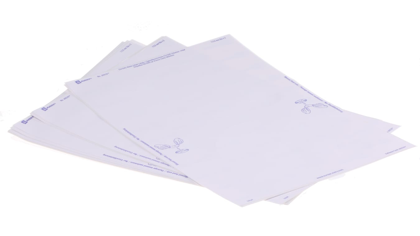 J8676-25 | Avery White CD & DVD Label | RS