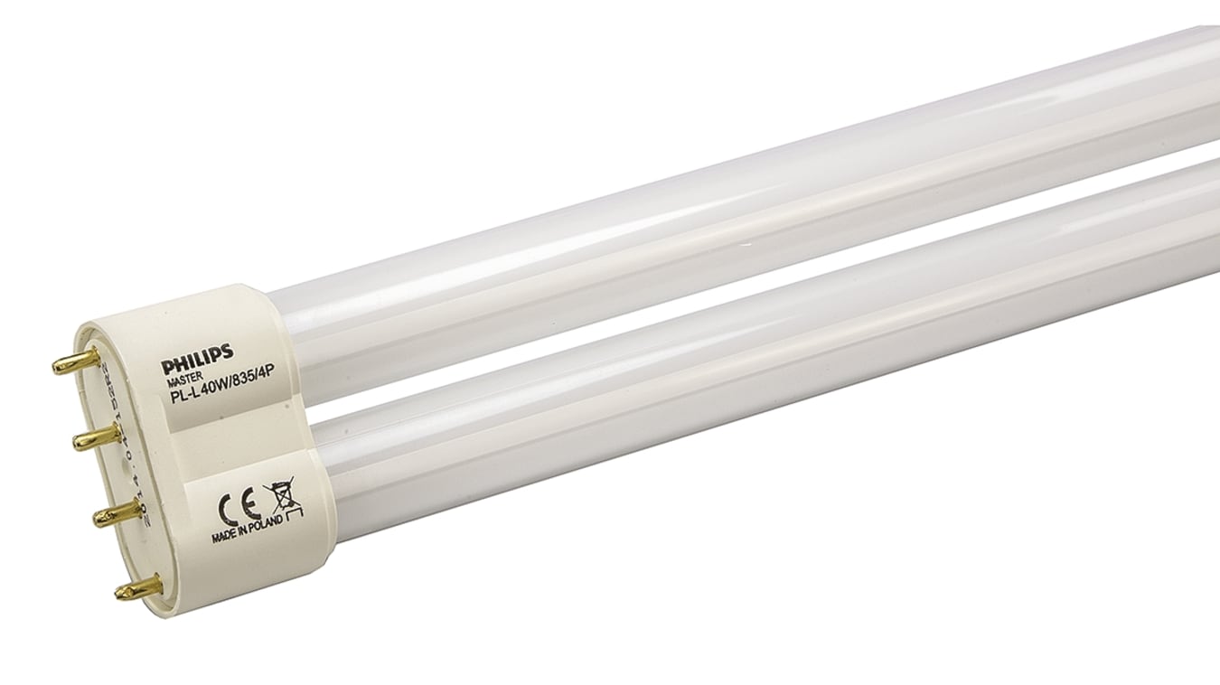 Lámpara Fluorescente Compacta no Integrada Philips Lighting 40PLL835, 4 pines, 40 W, 3500K, | RS