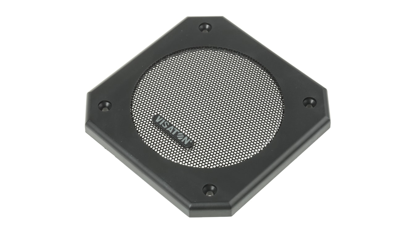 Rejilla de altavoz Visaton GRILLE 10 ES Negro Cuadrado |