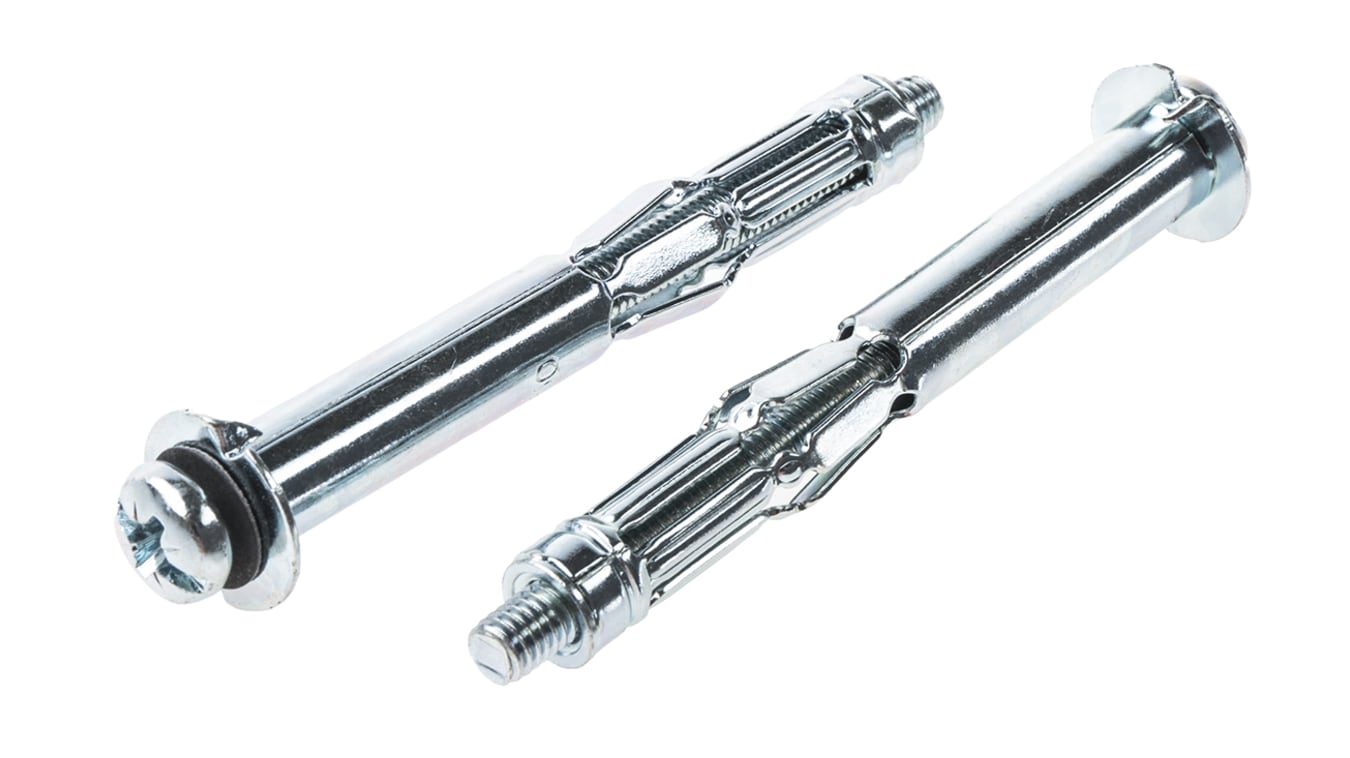 M4 X 38mm HEAVY DUTY METAL PLASTERBOARD CAVITY WALL FIXINGS ANCHORS PLUGS (20) vlr.eng.br