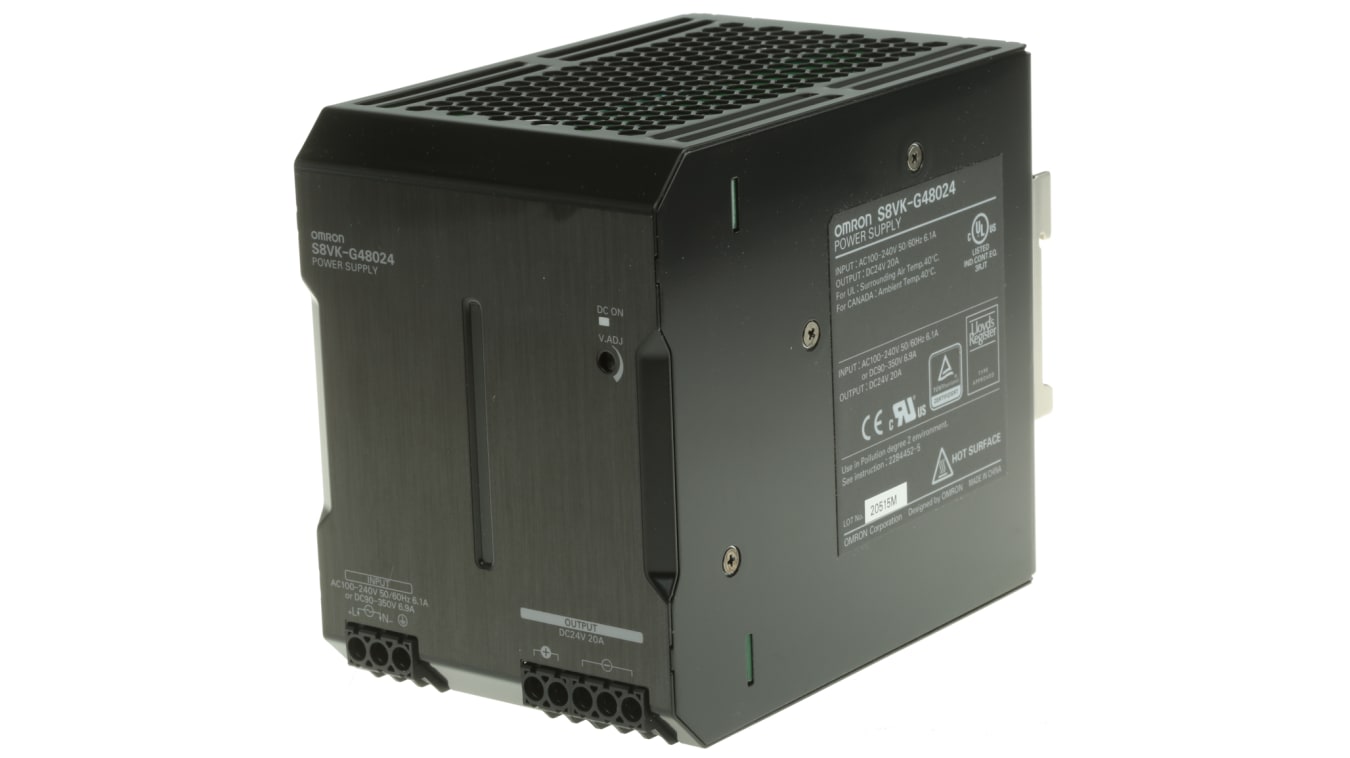 翌日発送！新品 OMRON オムロン S8FS-G15024CD 24VDC 6.5A 用 スイッチ電源 保証 - 1