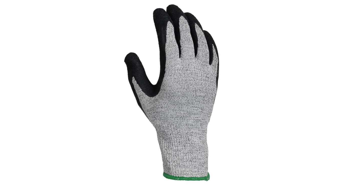Guantes trabajo RS talla 8, M Negro con recubrimiento de RS