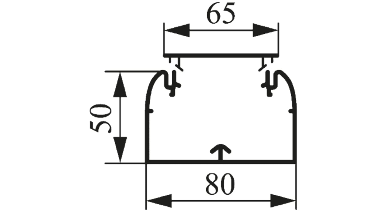 Кабель канал Легран 80х50