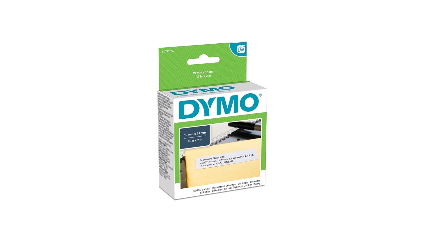 Dymo White Label Roll for Dymo 450, Dymo 450 Duo, Dymo 450 Turbo, Dymo 450  Twin Turbo, Dymo 4XL, Dymo Wireless