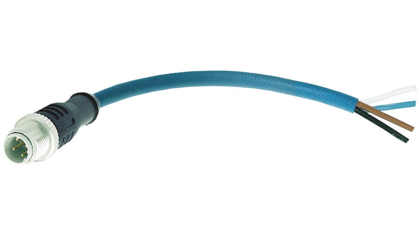 21035831403 | Cable de conexión A M12 Macho, 4 polos, long. 3m |