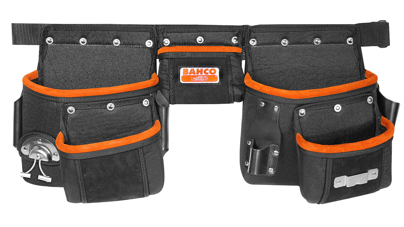 39Pockets Tool Belts For Men With Suspenders, 4 Padded Toolbelt, Tool