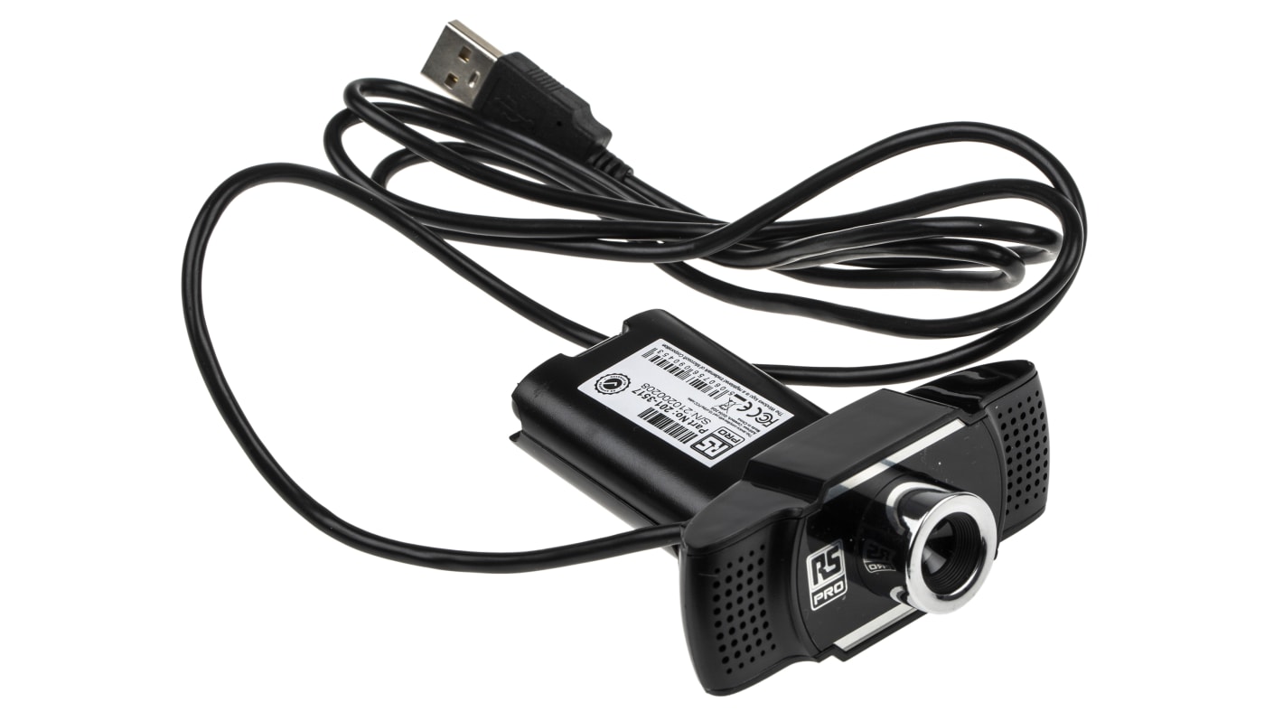 algodón burlarse de Matar Webcam RS PRO, 0.8MP, Resolución 1080 x 720, Con micrófono | RS