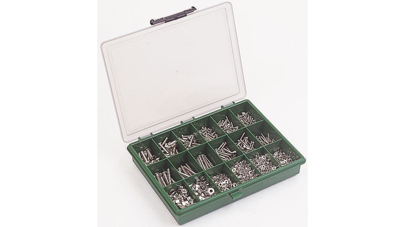RS02353047KIT Nickel plated brass BA machine screw kit RS