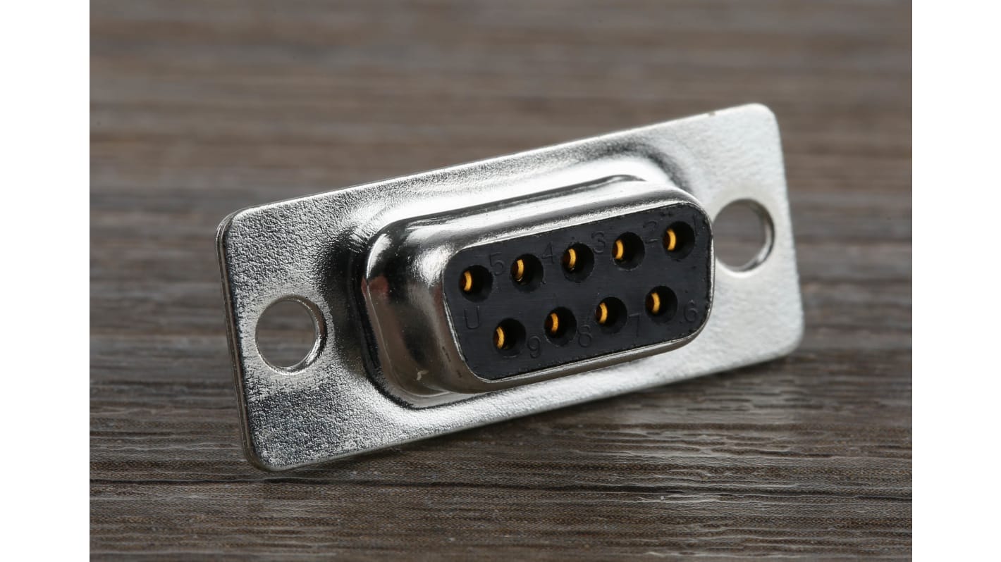 Good Quality DSub DB9 Panel Mount Female Solder Cup Connector DSub 9