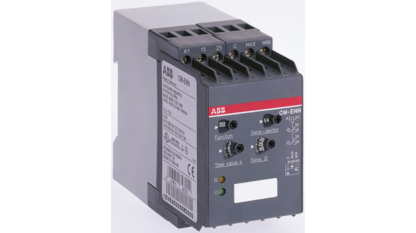 1SVR450335R0100 ABB DIN Rail Phase Monitoring Relay, 2 → 20A, 1, 3