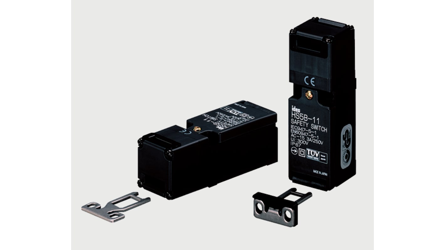 HS5B02NP Idec HS5B 安全基準インターロックスイッチ, プラスチック, 2NC RS