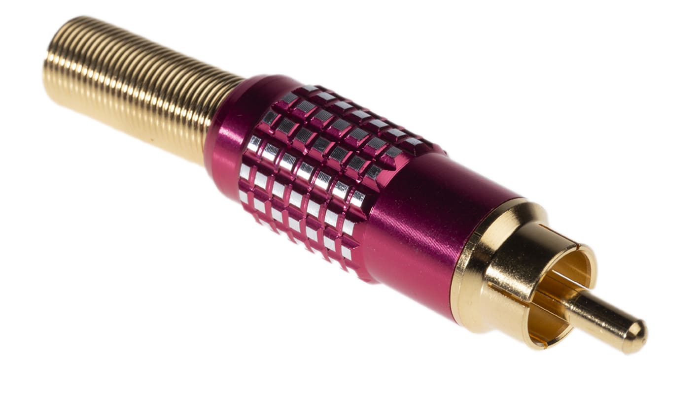 ensalada borroso Identificar Conector RCA Macho RS PRO, color Rojo, Montaje de Cable | RS