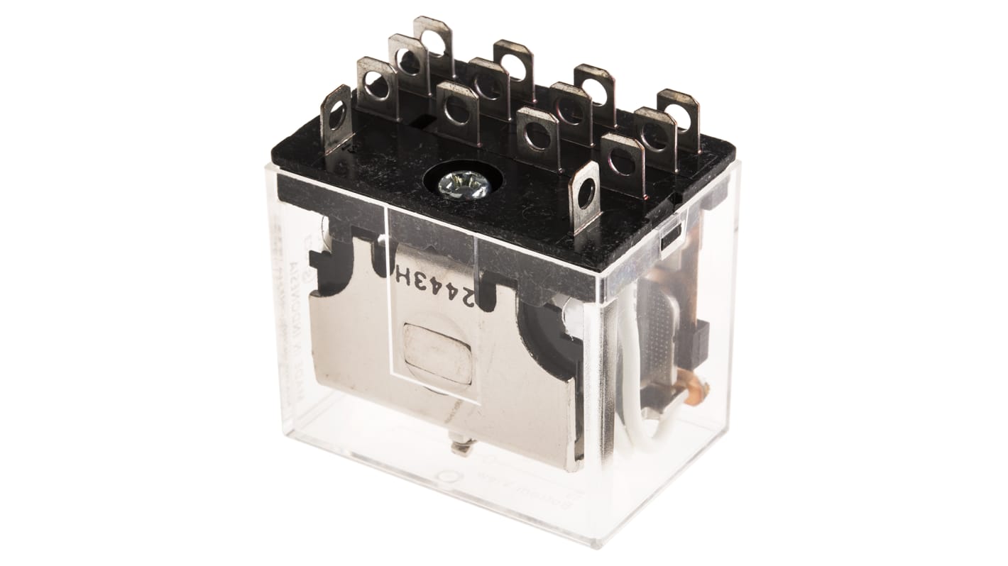 LY4 AC230 | Omron Plug In Power Relay, 230V ac Coil, 10A Switching ...