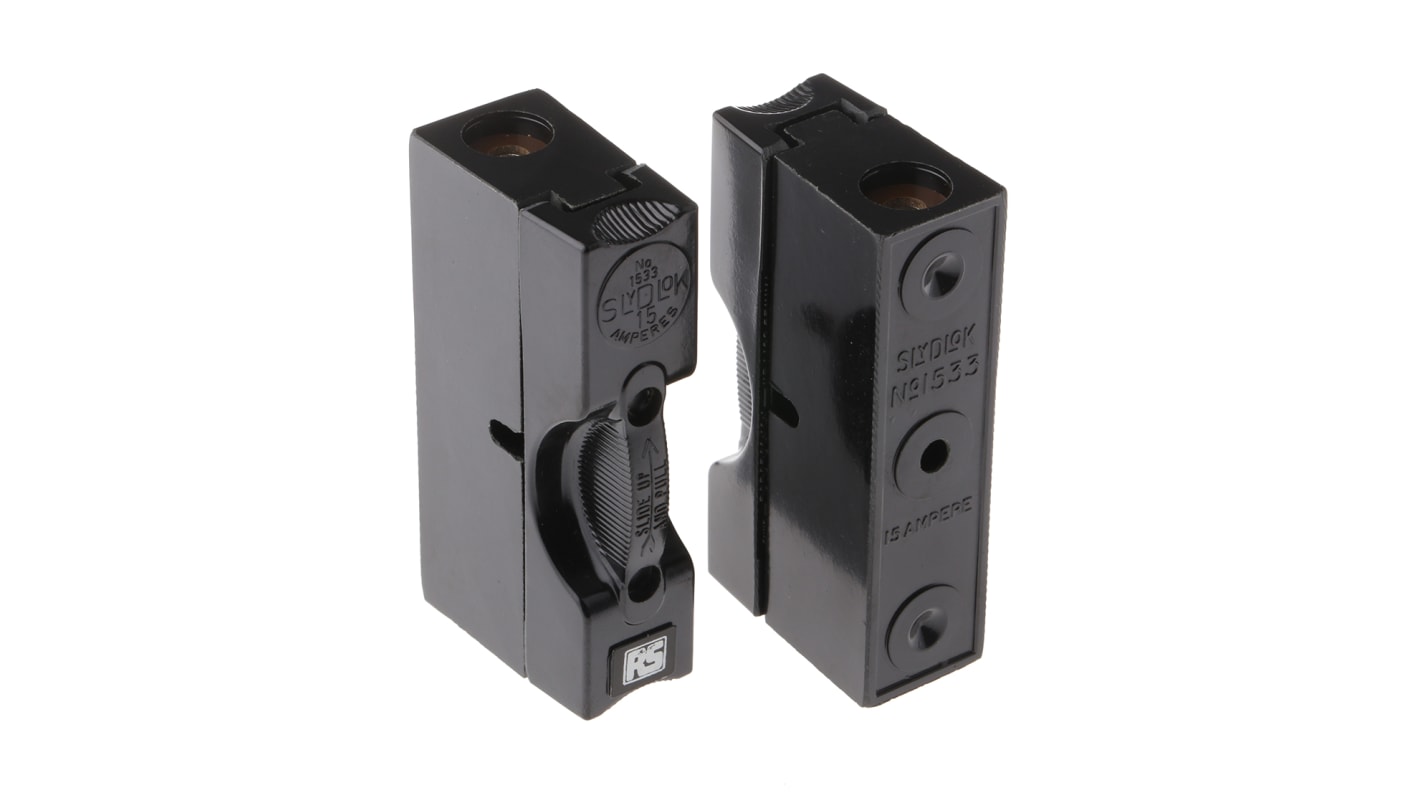 RS PRO 15A Rail Mount Fuse Holder, 250V ac RS