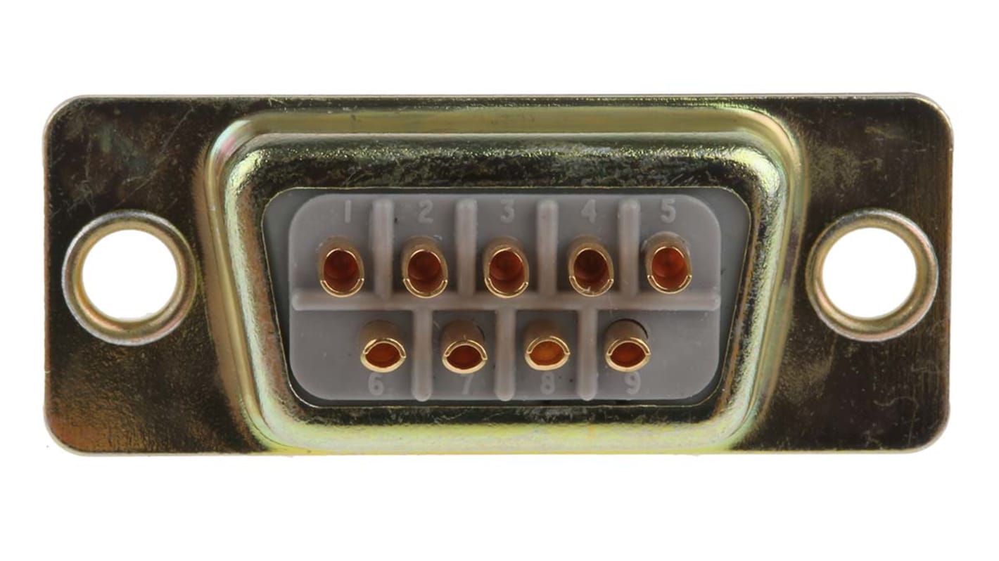 Good Quality DSub DB9 Panel Mount Female Solder Cup Connector DSub 9