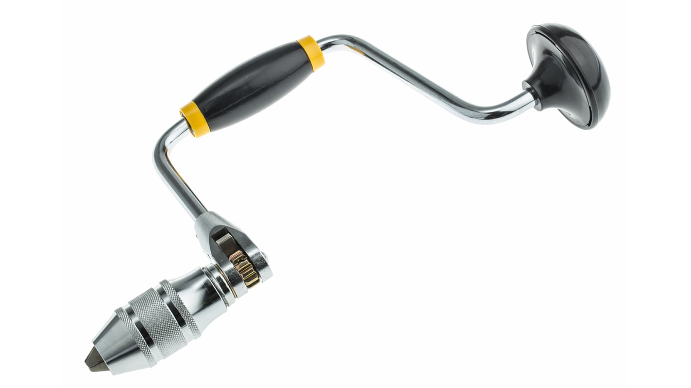 Taladro manual RS PRO, Carraca, 10 4 al Cromo | RS