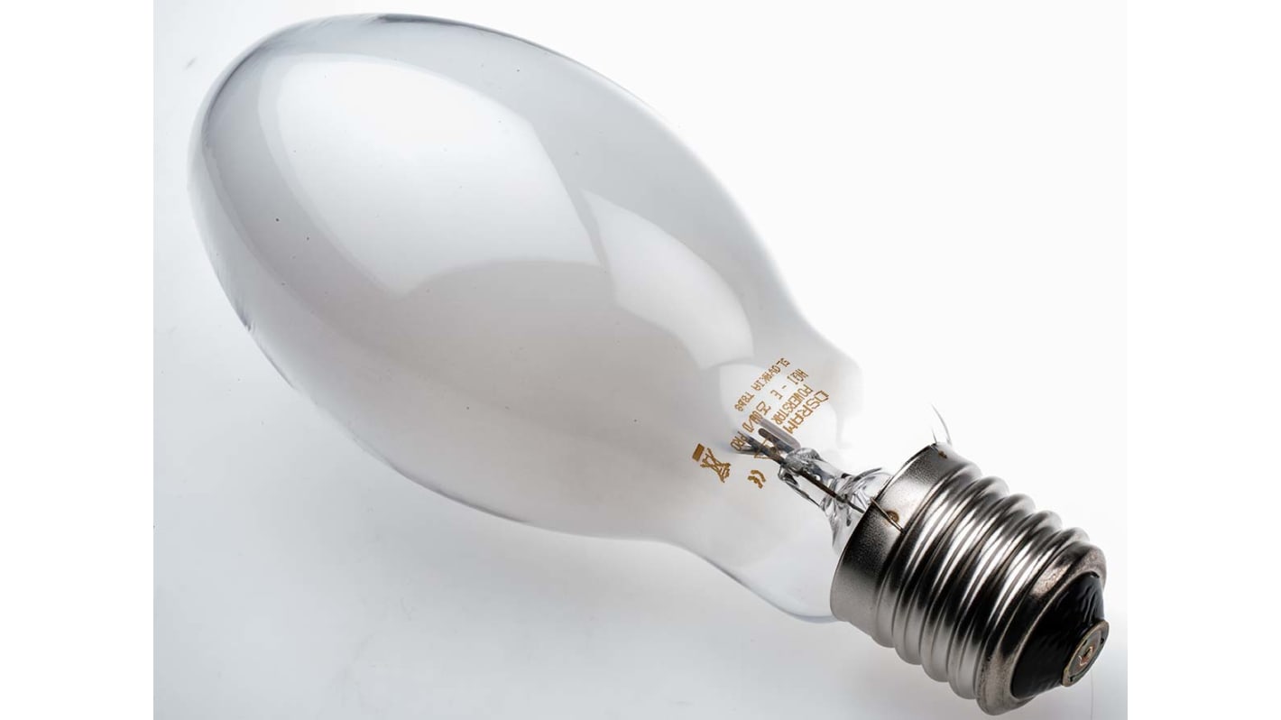 4008321677907 | Lámpara de Haluro Metálico Osram, Difuso, Elíptica, 19000 lm, 12000h, HQI-E | RS