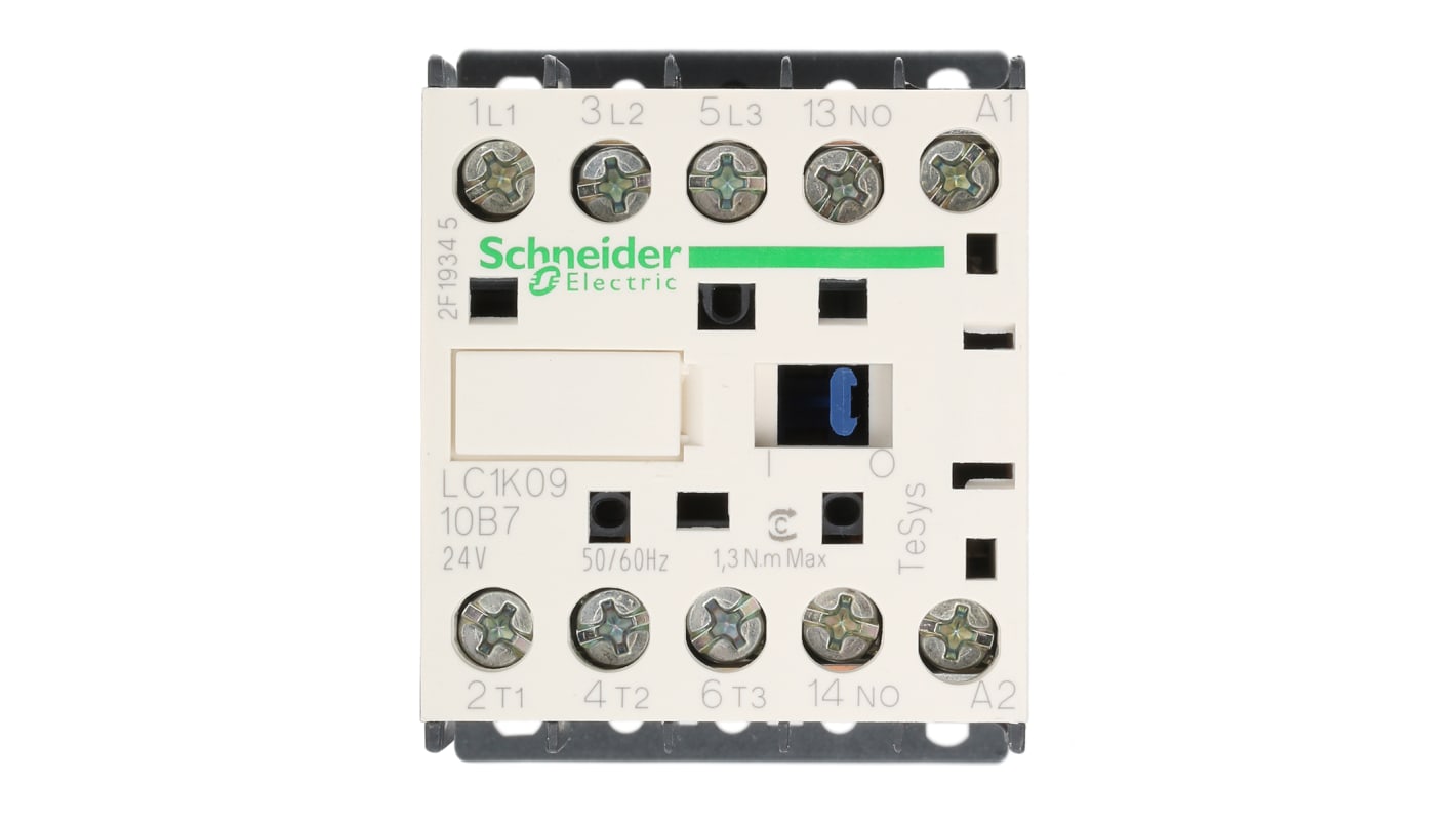 Lc1k0910b7 Schneider Electric Tesys K Lc1k Contactor 24 V Ac Coil 3