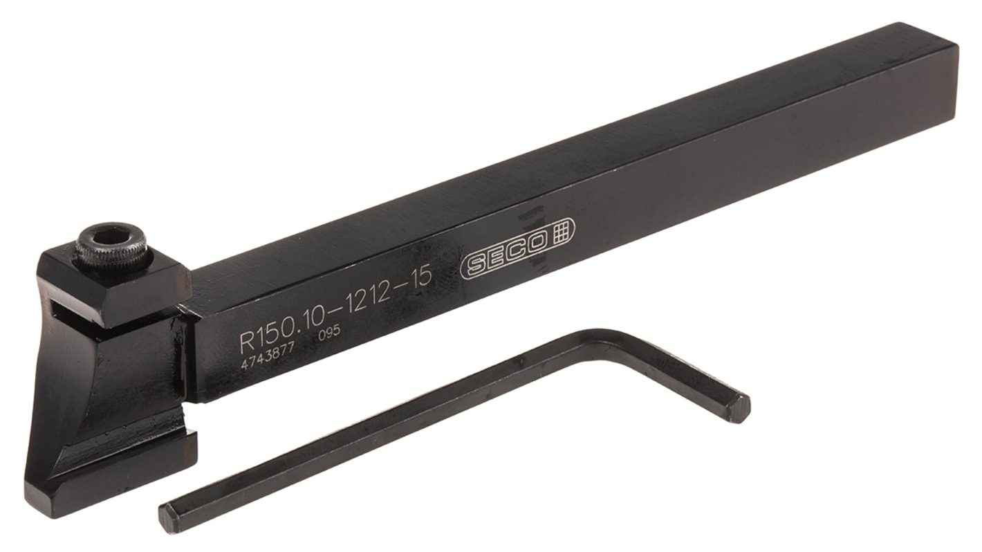 75012707 Seco HSS Lathe Parting Off Tool Holder, 12mm x 138 mm RS