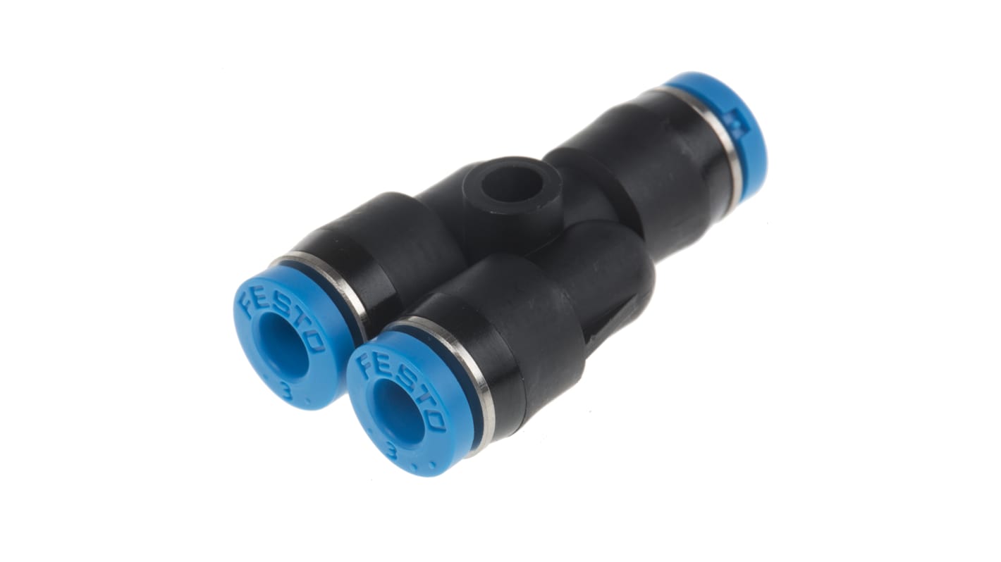 QSMY-3 | Adaptateur tuyau à tuyau en Y Festo QSMY vers Enfichable, 3 mm ...