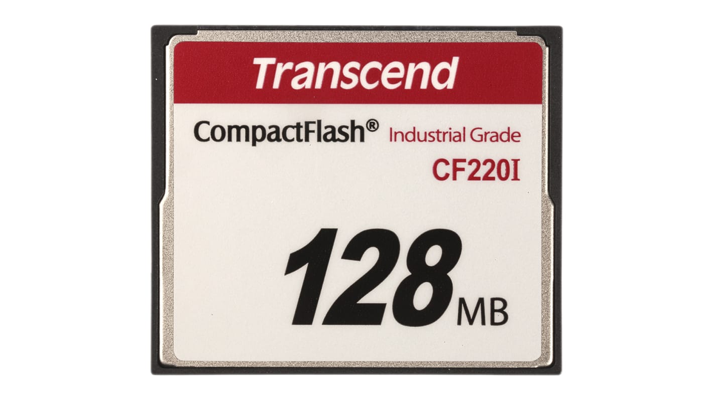 TS128MCF220I Transcend CF220I CompactFlash Industrial 128 MB SLC