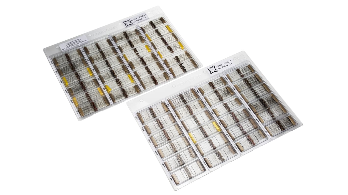 Nova, CCR02 Carbon Film, Through Hole 48 Resistor Kit, with 1110