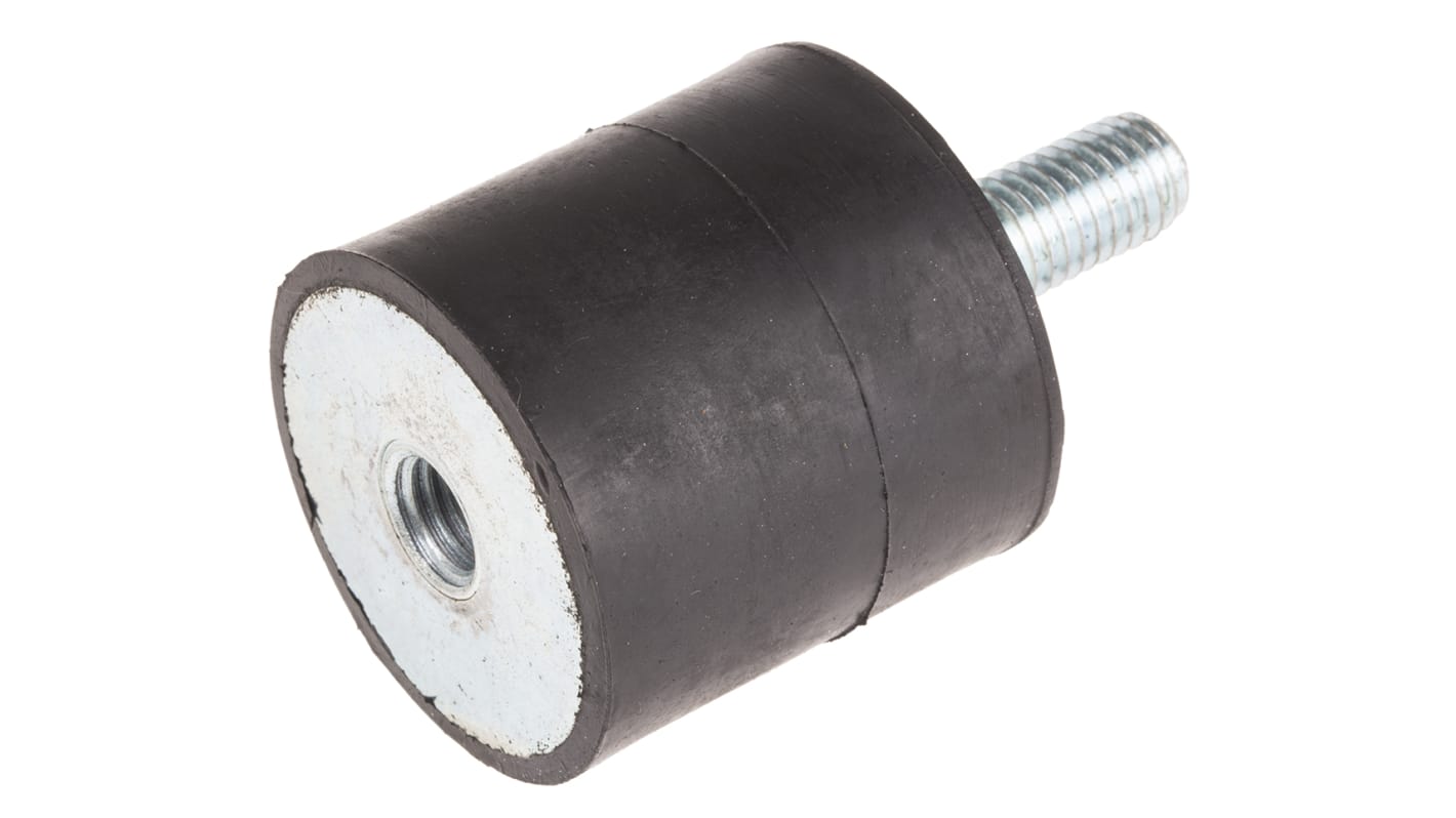 RS PRO M10 Anti Vibration Mount, Male to Female Bobbin with 96.14kg