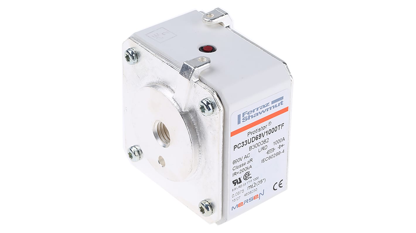 B300082 Mersen 1kA size 33 FF Square Body Fuse, aR, 700V RS