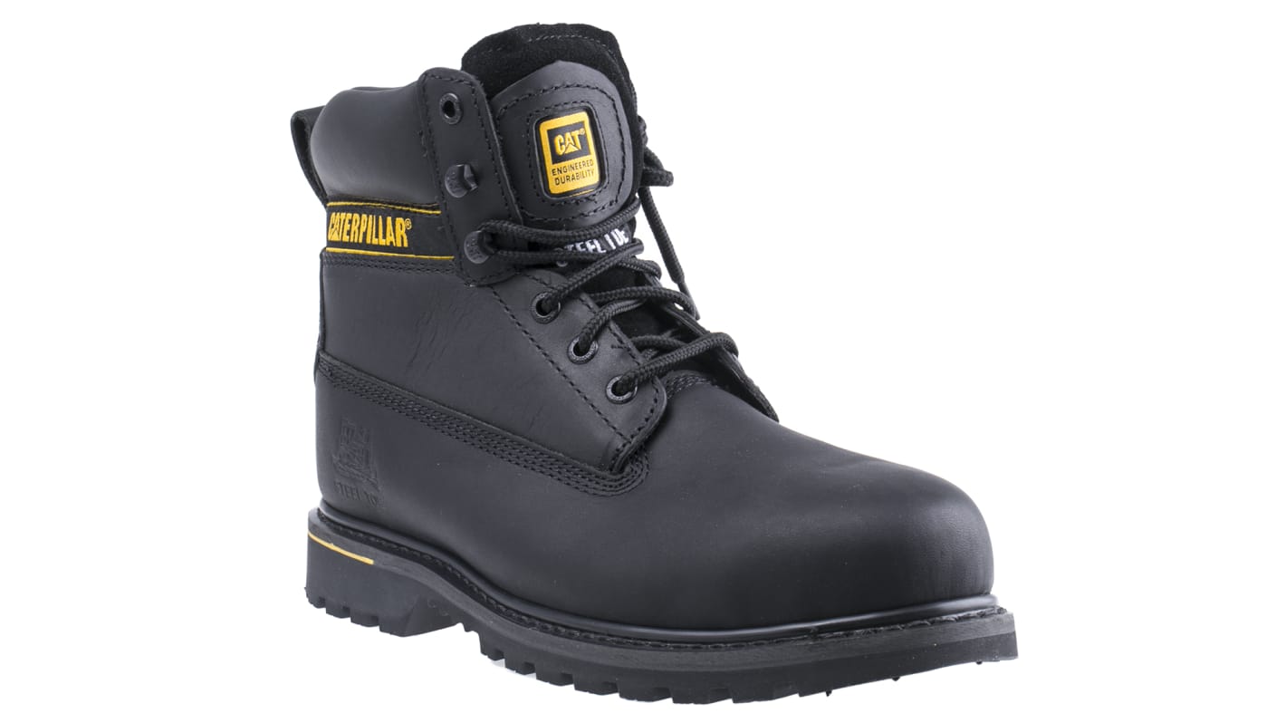 HOLTON SB Blk 10 | Botas de seguridad CAT, serie Holton de color Negro, talla 44, SRC | RS