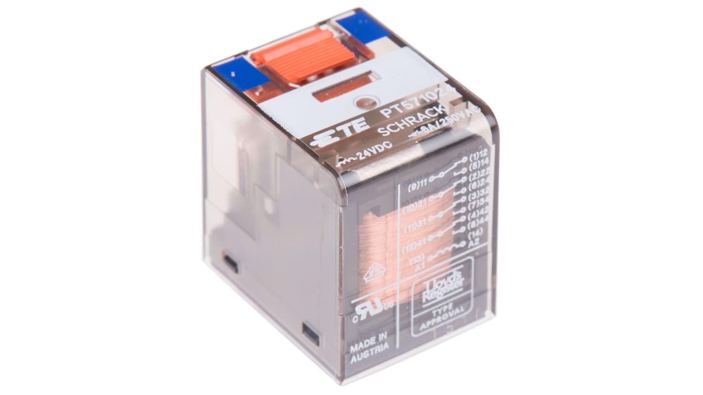 PT571024 9-1419111-3 | TE Connectivity PCB Mount Power Relay, 24V dc ...