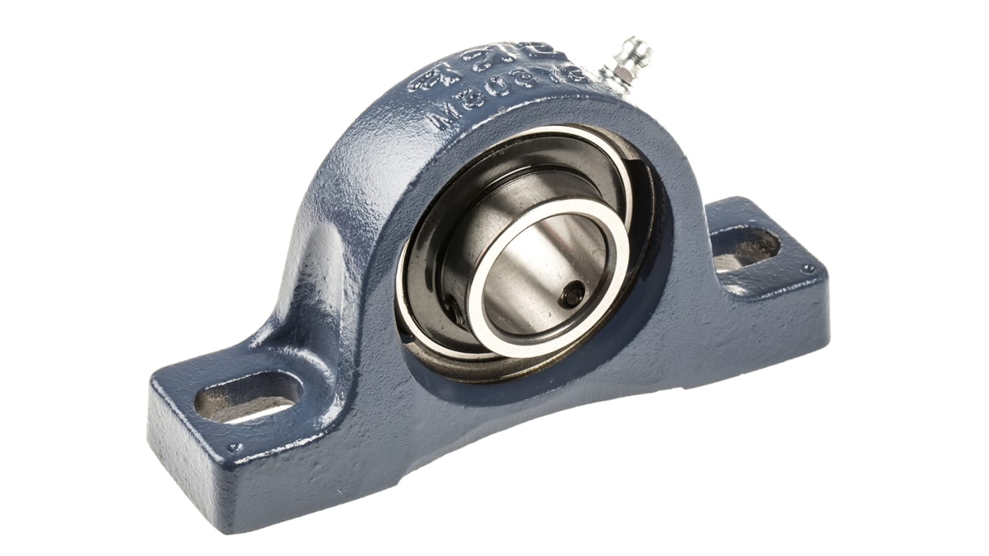 SY 25 TF | Soporte de pie con rodamiento SKF de Hierro Fundido, Ø int. 25mm, dim. x 36mm, alt. tot. 70.5mm | RS