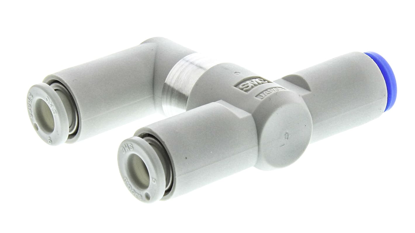 VR1211F06 SMC VR12 Series, Pneumatic Shuttle Valve AND Logic