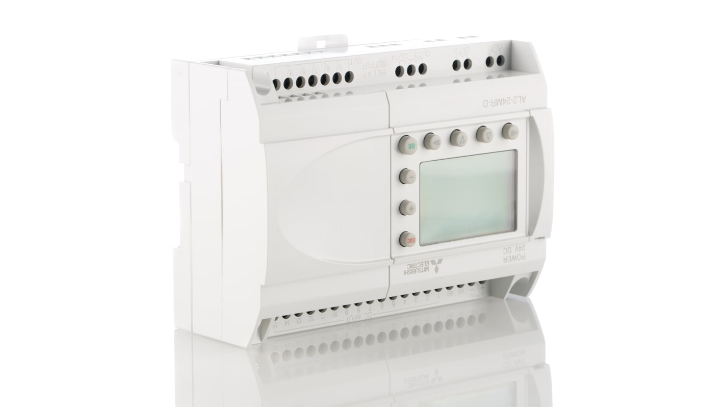 AL2-24MR-D | Mitsubishi Alpha 2 Logic Module - 15 Inputs, 9 Outputs ...