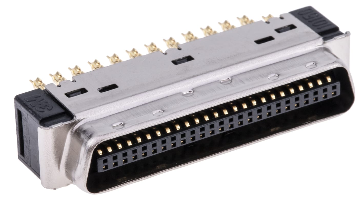 10150-3000PE | 3M Male 50 Pin Straight Cable Mount SCSI Connector 2 ...