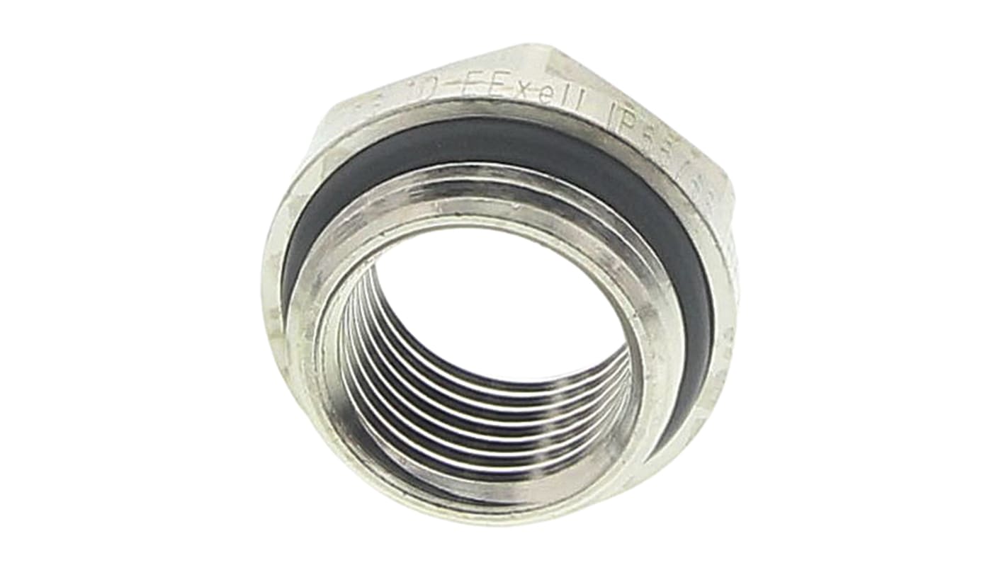52104571 Lapp Cable Gland Adaptor, M20 Exterior Thread, M16 Interior