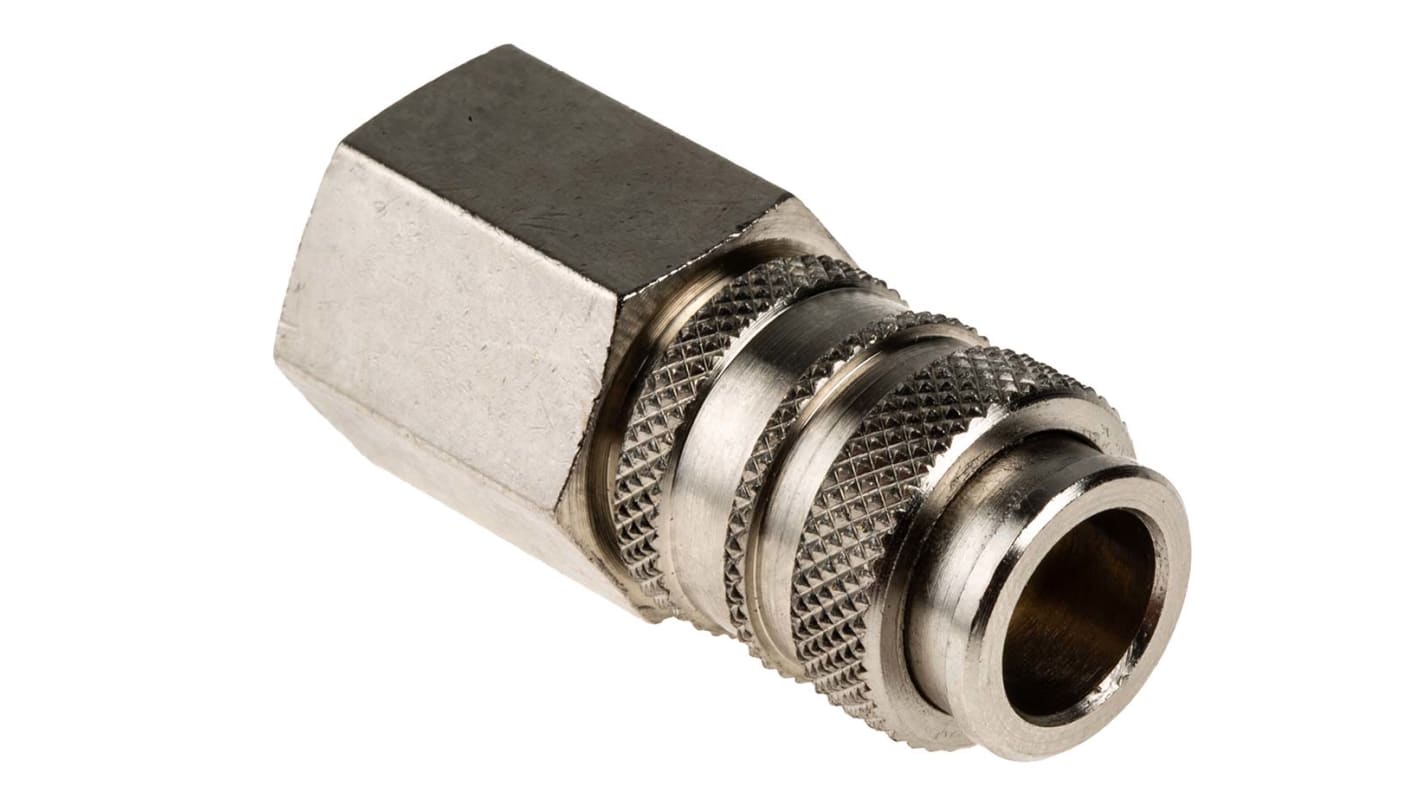 RS PRO Pneumatik-Schnellkupplung Messing G1/4 Buchse – Für Camozzi, Legris, Rectus 21/90