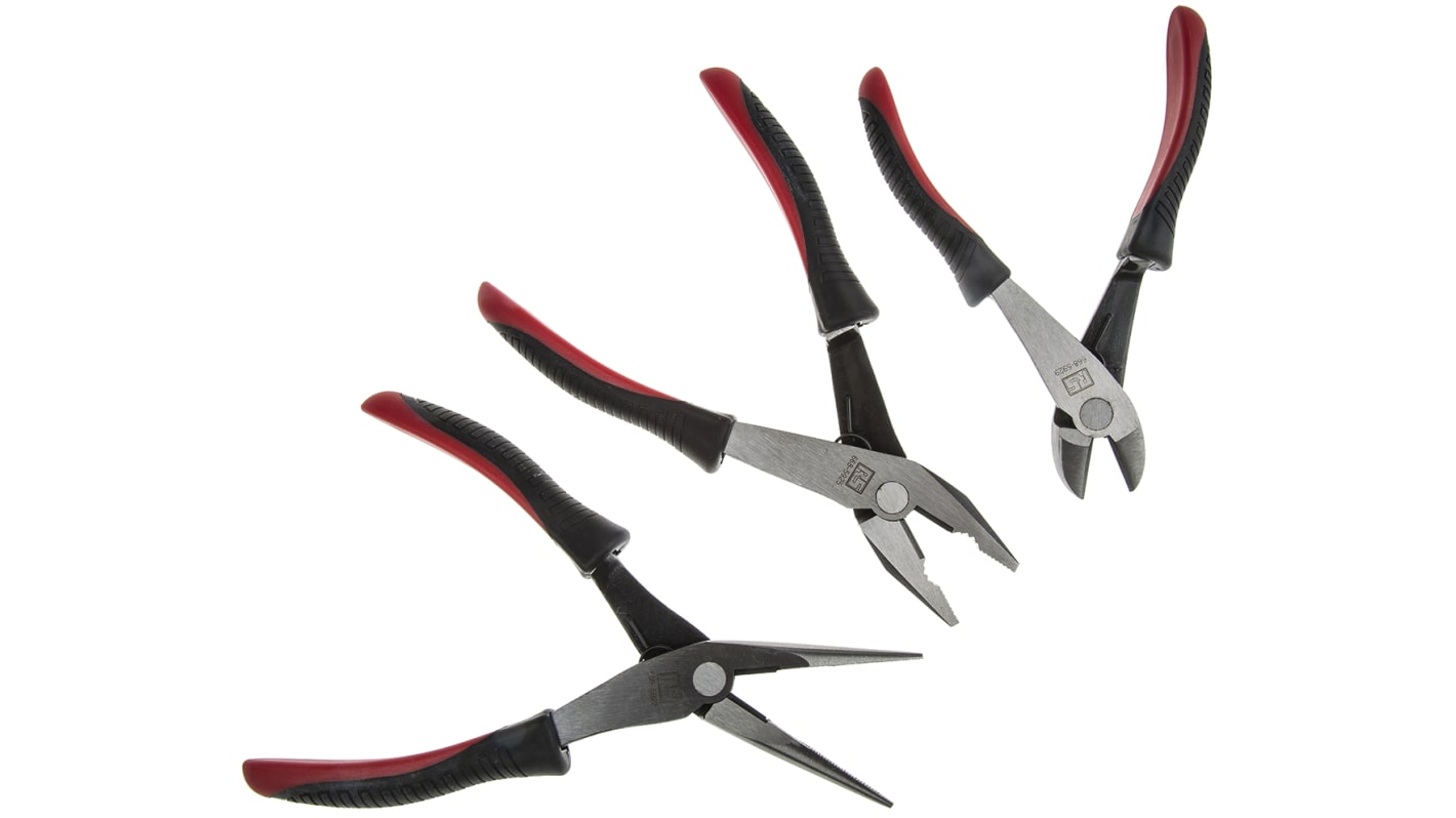 RS PRO Chrome Nickel Steel Pliers 175 mm Overall Length RS