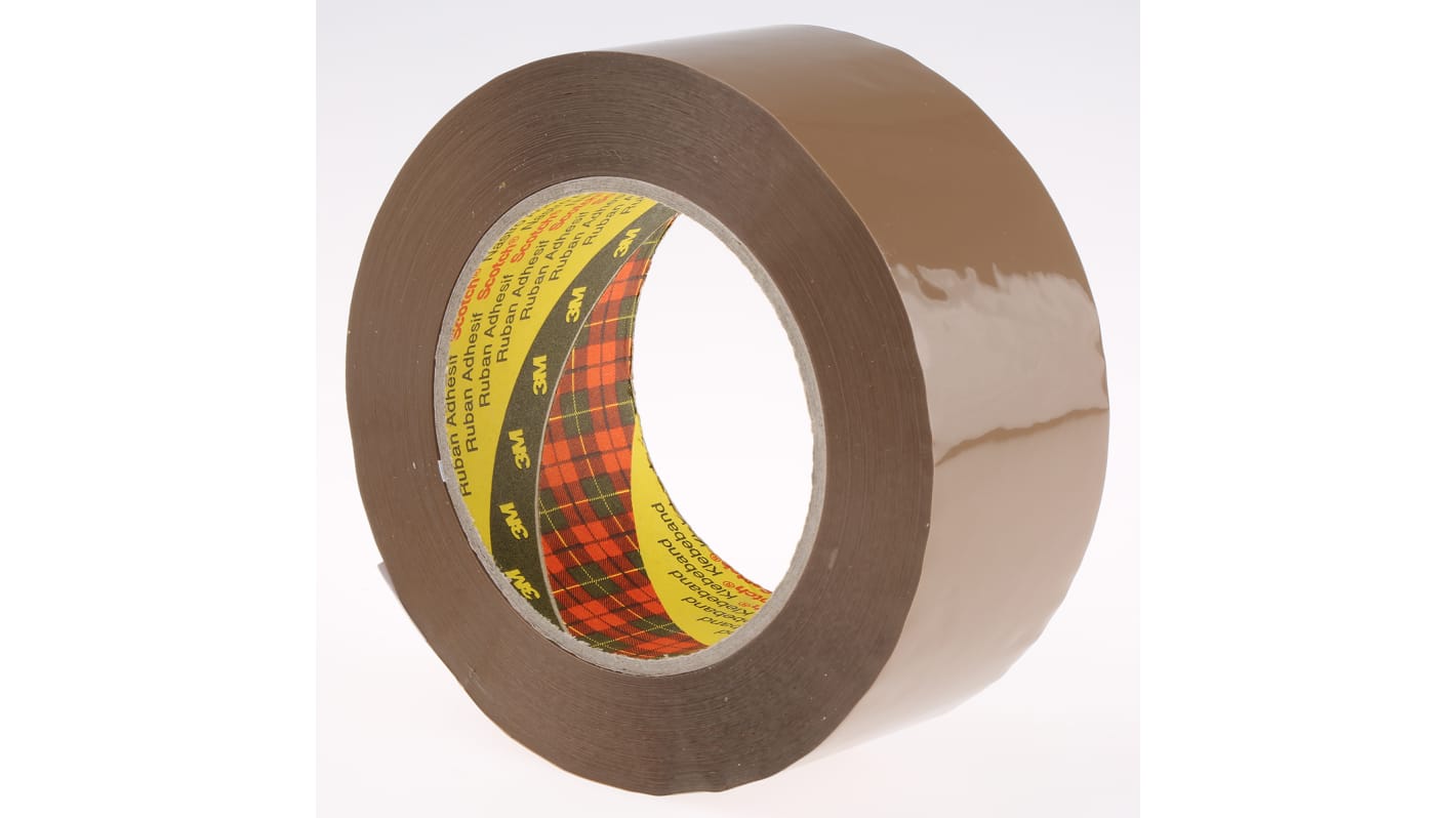 3M SCOTCH 313 Brown Packing Tape, 100m x 50mm RS